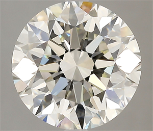 Picture of Natural Diamond 3.00 Carats, Round with Excellent Cut, I Color, IF Clarity and Certified by IGI