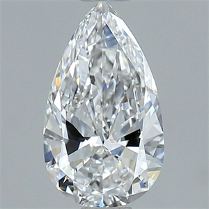 Picture of Natural Diamond 0.90 Carats, Pear with  Cut, D Color, VS1 Clarity and Certified by GIA