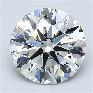 Picture of Natural Diamond 2.30 Carats, Round with Excellent Cut, H Color, VVS1 Clarity and Certified by GIA