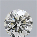 Natural Diamond 0.41 Carats, Round with Excellent Cut, I Color, VS2 Clarity and Certified by IGI