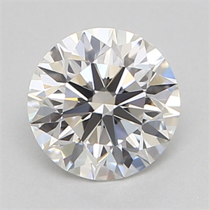 Picture of Natural Diamond 0.41 Carats, Round with Excellent Cut, F Color, VVS1 Clarity and Certified by GIA