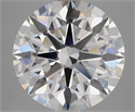 Natural Diamond 5.02 Carats, Round with Excellent Cut, E Color, VS1 Clarity and Certified by GIA