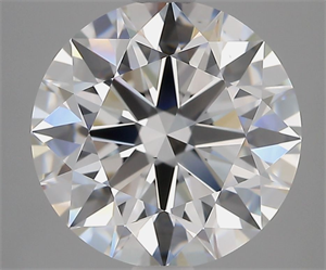 Picture of Natural Diamond 5.02 Carats, Round with Excellent Cut, E Color, VS1 Clarity and Certified by GIA