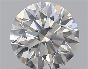 Picture of Natural Diamond 0.41 Carats, Round with Excellent Cut, H Color, SI2 Clarity and Certified by GIA