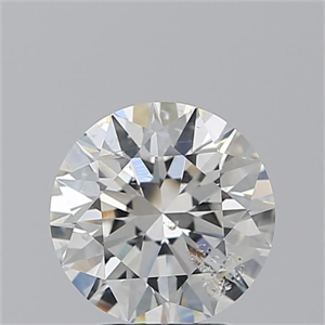 Picture of Natural Diamond 2.51 Carats, Round with Excellent Cut, H Color, SI2 Clarity and Certified by GIA