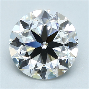 Picture of Natural Diamond 2.01 Carats, Round with Very Good Cut, D Color, VS2 Clarity and Certified by GIA