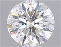 Natural Diamond 0.56 Carats, Round with Excellent Cut, J Color, SI1 Clarity and Certified by GIA