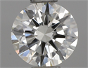 Natural Diamond 0.50 Carats, Round with Excellent Cut, I Color, VVS2 Clarity and Certified by IGI