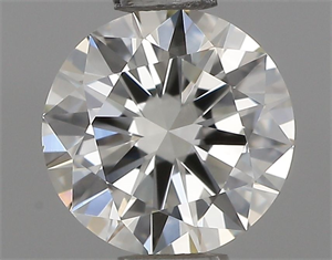 Picture of Natural Diamond 0.50 Carats, Round with Excellent Cut, I Color, VVS2 Clarity and Certified by IGI