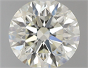 Natural Diamond 0.40 Carats, Round with Excellent Cut, J Color, VS1 Clarity and Certified by IGI