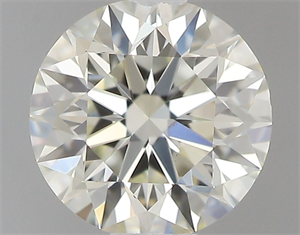 Picture of Natural Diamond 0.40 Carats, Round with Excellent Cut, J Color, VS1 Clarity and Certified by IGI