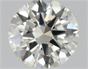 Natural Diamond 0.40 Carats, Round with Excellent Cut, K Color, IF Clarity and Certified by GIA