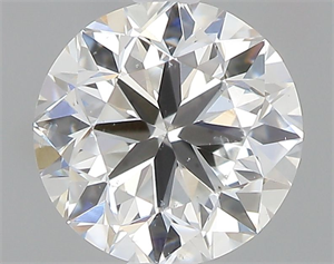 Picture of Natural Diamond 0.50 Carats, Round with Very Good Cut, F Color, SI1 Clarity and Certified by GIA