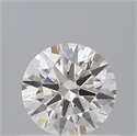 Natural Diamond 0.40 Carats, Round with Excellent Cut, G Color, IF Clarity and Certified by GIA