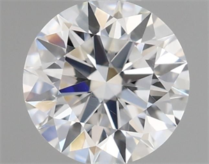 Picture of Natural Diamond 0.44 Carats, Round with Excellent Cut, F Color, VS2 Clarity and Certified by GIA