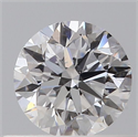 Natural Diamond 0.40 Carats, Round with Very Good Cut, D Color, SI1 Clarity and Certified by GIA