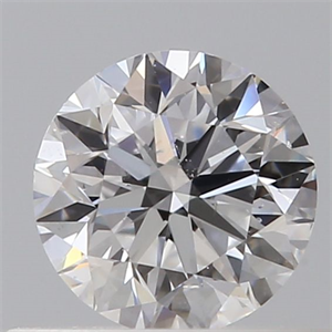 Picture of Natural Diamond 0.40 Carats, Round with Very Good Cut, D Color, SI1 Clarity and Certified by GIA