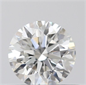 Natural Diamond 0.41 Carats, Round with Excellent Cut, F Color, VS1 Clarity and Certified by GIA