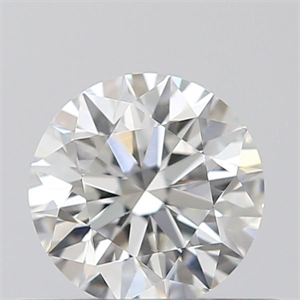 Picture of Natural Diamond 0.41 Carats, Round with Excellent Cut, F Color, VS1 Clarity and Certified by GIA