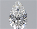 Natural Diamond 1.07 Carats, Pear with  Cut, E Color, VVS1 Clarity and Certified by GIA