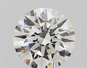 Picture of Natural Diamond 0.40 Carats, Round with Excellent Cut, H Color, VVS2 Clarity and Certified by GIA