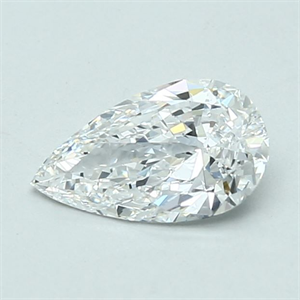 Picture of Natural Diamond 0.71 Carats, Pear with  Cut, D Color, VVS1 Clarity and Certified by GIA