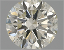 Natural Diamond 0.40 Carats, Round with Excellent Cut, K Color, SI2 Clarity and Certified by IGI