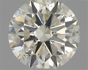 Picture of Natural Diamond 0.40 Carats, Round with Excellent Cut, K Color, SI2 Clarity and Certified by IGI