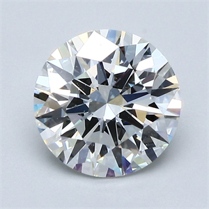 Picture of Natural Diamond 2.09 Carats, Round with Excellent Cut, I Color, VVS1 Clarity and Certified by GIA