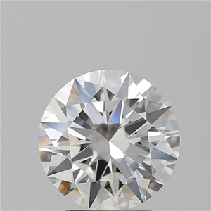 Picture of Natural Diamond 3.01 Carats, Round with Excellent Cut, H Color, VS2 Clarity and Certified by GIA