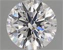 Natural Diamond 0.46 Carats, Round with Excellent Cut, G Color, SI2 Clarity and Certified by GIA