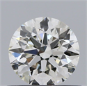 Natural Diamond 0.53 Carats, Round with Excellent Cut, I Color, SI2 Clarity and Certified by GIA