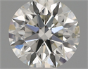 Natural Diamond 0.43 Carats, Round with Excellent Cut, H Color, SI1 Clarity and Certified by IGI