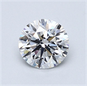 Natural Diamond 1.00 Carats, Round with Excellent Cut, D Color, IF Clarity and Certified by GIA