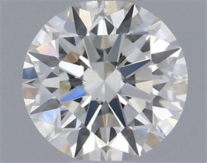 Picture of Natural Diamond 0.40 Carats, Round with Excellent Cut, J Color, VS1 Clarity and Certified by GIA