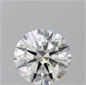 Natural Diamond 2.01 Carats, Round with Excellent Cut, H Color, SI1 Clarity and Certified by GIA