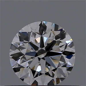 Picture of Natural Diamond 0.40 Carats, Round with Very Good Cut, E Color, IF Clarity and Certified by GIA