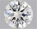 Natural Diamond 2.01 Carats, Round with Excellent Cut, H Color, SI1 Clarity and Certified by GIA