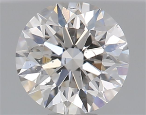 Picture of Natural Diamond 0.40 Carats, Round with Excellent Cut, F Color, SI1 Clarity and Certified by GIA