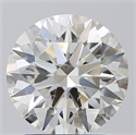 Natural Diamond 2.27 Carats, Round with Excellent Cut, H Color, SI1 Clarity and Certified by IGI