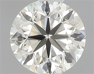 Picture of Natural Diamond 0.40 Carats, Round with Good Cut, J Color, VVS1 Clarity and Certified by IGI