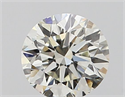 Natural Diamond 0.40 Carats, Round with Very Good Cut, J Color, VS2 Clarity and Certified by GIA