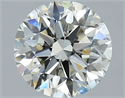 Natural Diamond 2.20 Carats, Round with Excellent Cut, I Color, VS2 Clarity and Certified by IGI