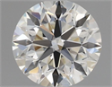 Natural Diamond 0.45 Carats, Round with Excellent Cut, J Color, VVS2 Clarity and Certified by GIA