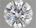 Natural Diamond 0.40 Carats, Round with Excellent Cut, E Color, VVS2 Clarity and Certified by IGI