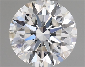 Picture of Natural Diamond 0.40 Carats, Round with Excellent Cut, E Color, VVS2 Clarity and Certified by IGI