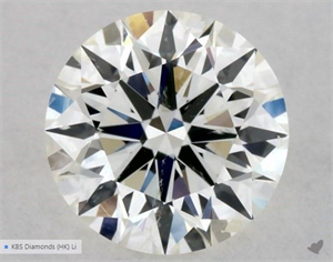 Picture of Natural Diamond 0.50 Carats, Round with Excellent Cut, J Color, SI2 Clarity and Certified by GIA