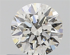 Picture of Natural Diamond 0.50 Carats, Round with Very Good Cut, I Color, VS2 Clarity and Certified by GIA