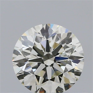 Picture of Natural Diamond 0.41 Carats, Round with Excellent Cut, I Color, VS1 Clarity and Certified by IGI