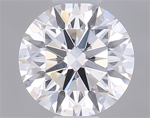 Picture of Natural Diamond 0.42 Carats, Round with Excellent Cut, H Color, VS1 Clarity and Certified by GIA